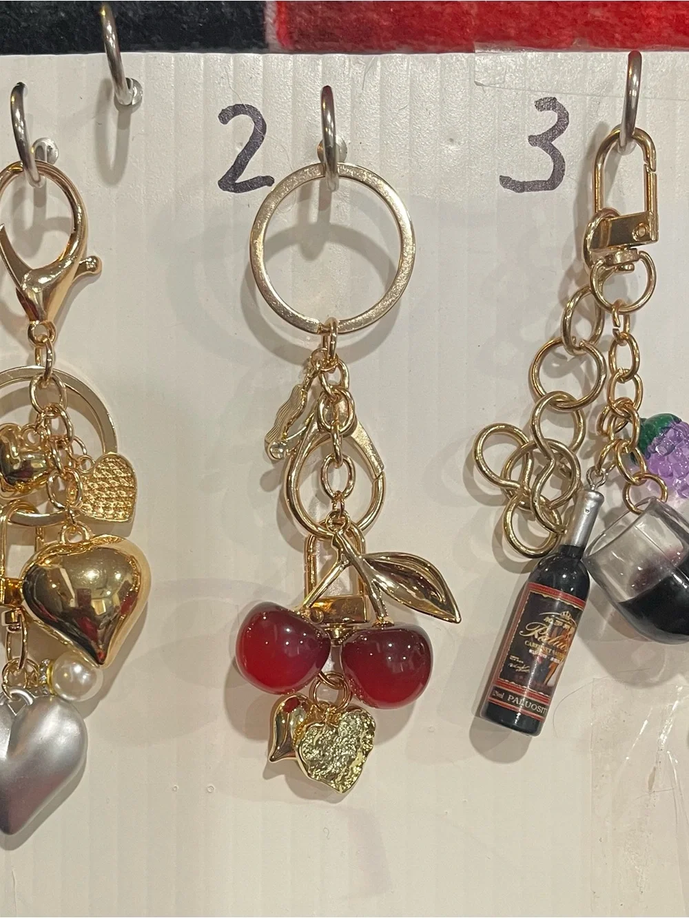 #4 Choice of 1 Bag/Key Charm with Gold or Silver Accents